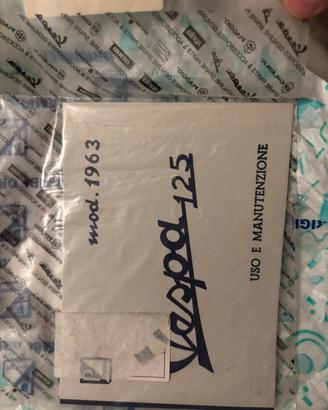 Libretto uso e manutenzione vespa 125