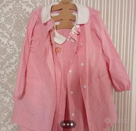 n.3 grembiule rosa tg.5/6 anni