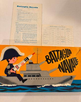 Gioco da tavola vintage Battaglia navale anni 70
