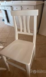 6 sedie legno