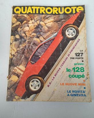 Rivista quattroruote Marzo 1972 n° 195