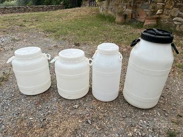 Fusto in plastica Olio