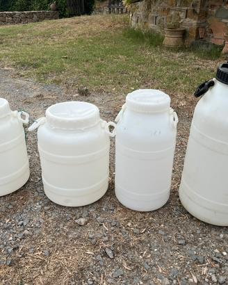 Fusto in plastica Olio