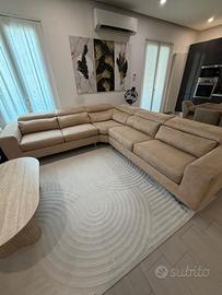 Divano angolare Poltrobesofà beige