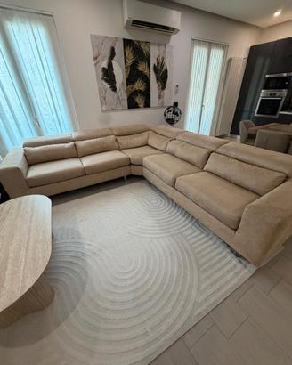Divano angolare Poltrobesofà beige