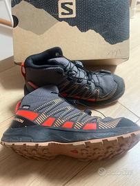 Scarpe bambini Salomom misura 35 waterproof