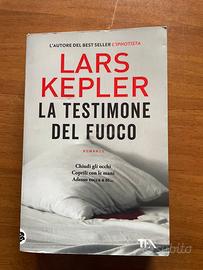 Libro di Lars Kepler, “La testimone del fuoco”