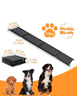 rampa per cani auto
