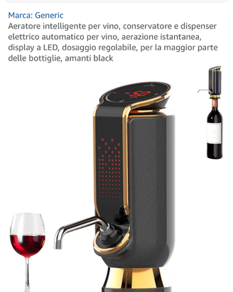 Aeratore per vino