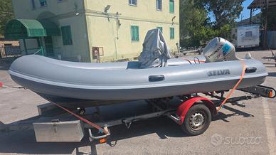 Gommone 4,5m con motore 40cv