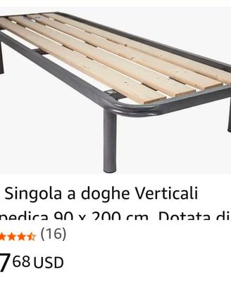 rete lettino con doghe ortopedico