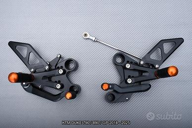 Pedane arretrate KTM DUKE 790 / 890 GP 2018 - 2025