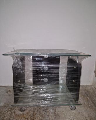 Mobile Porta TV Munari – Vetro Temperato e Legno 