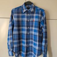 Camicia blu scozzese Polo Ralph Lauren