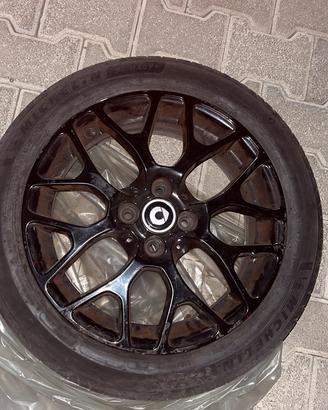 Cerchio Smart originale nero + Pneumatico Michelin