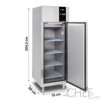 X2 congelatore Verticale Professionale 700L