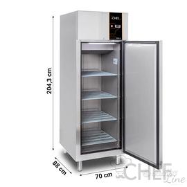 X2 congelatore Verticale Professionale 700L