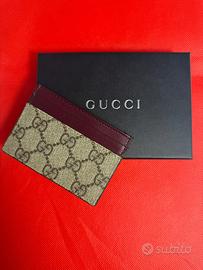 Portacarte Gucci GG Supreme Nuovo con scatola