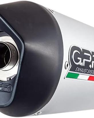 GPR Italia Scarico omologato con raccordo GPR Gsx-R 1000 K5 2005/06 Trioval S.80.TRI