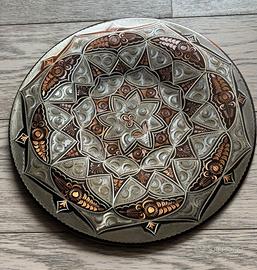 piatto decorativo in rame