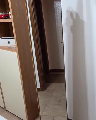 specchio con agganci posteriori