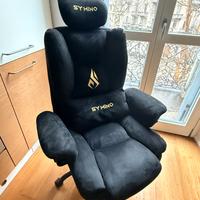 Sedia Gaming Symino - Tessuto Alcantara