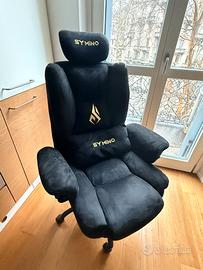 Sedia Gaming Symino - Tessuto Alcantara