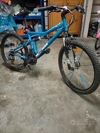 bicicletta 24 pollici ben tenuta 