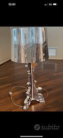 Lampada grande Bourgie color argento