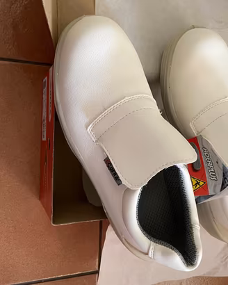 Scarpe antinfortunistiche Cofra Bianche / Nera