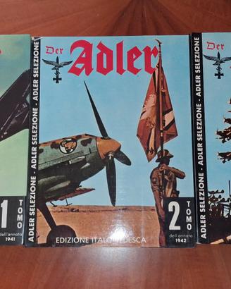 MILITARIA: DER ADLER -3 TOMI SELEZIONE '41-'42-'43