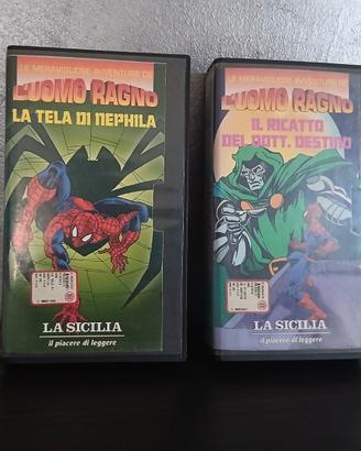 Videocassette L'uomo ragno