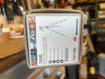 Treppiedi manfrotto 785b super leggero