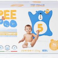2 pacchi da 24 pannolini Pee & Poo + 2 aperti