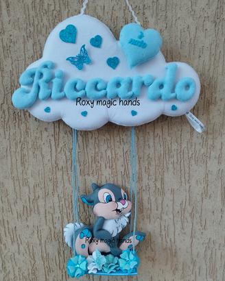 Fiocco nascita Bambi