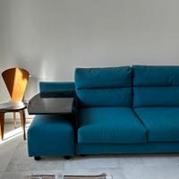 Sofa divano di design - vintage retro blu grande