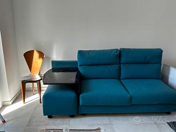 Sofa divano di design - vintage retro blu grande