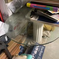 Tavolo/consolle in vetro