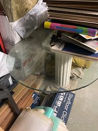 Tavolo/consolle in vetro