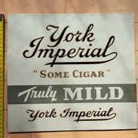 targa cartello pubblicità tabacco vintage