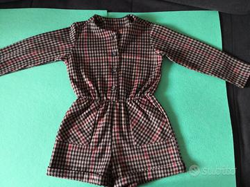 Tuta Jumpsuit Salopette da bambina 6 anni 116 cm,