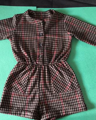 Tuta Jumpsuit Salopette da bambina 6 anni 116 cm,
