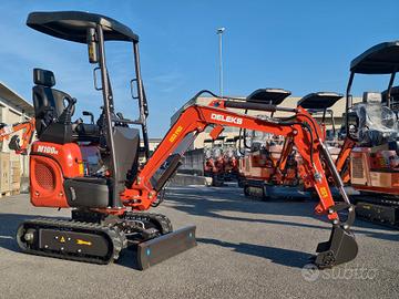 Miniescavatore DELEKS 10 qli motore KUBOTA e carro
