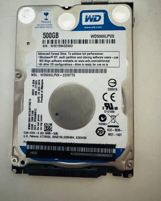 Hdd 500gb