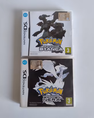 Lotto Pokémon Versione Bianca e Nera DS