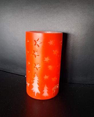 candela led rossa 