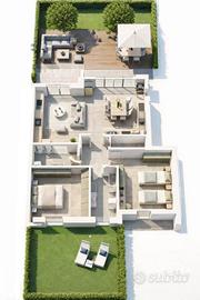 Appartamento di 150 m² con 3 locali e box auto dop