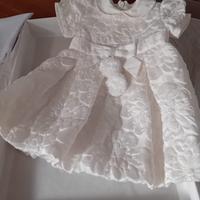 Vestito battesimo bimba