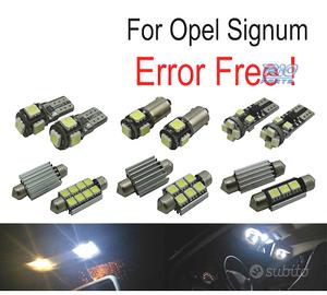 KIT 12 LAMPADE LED INTERNE PER OPEL SIGNUM 03-08