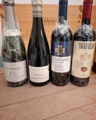Champagne e supertuscan 